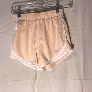 Peach Nike shorts